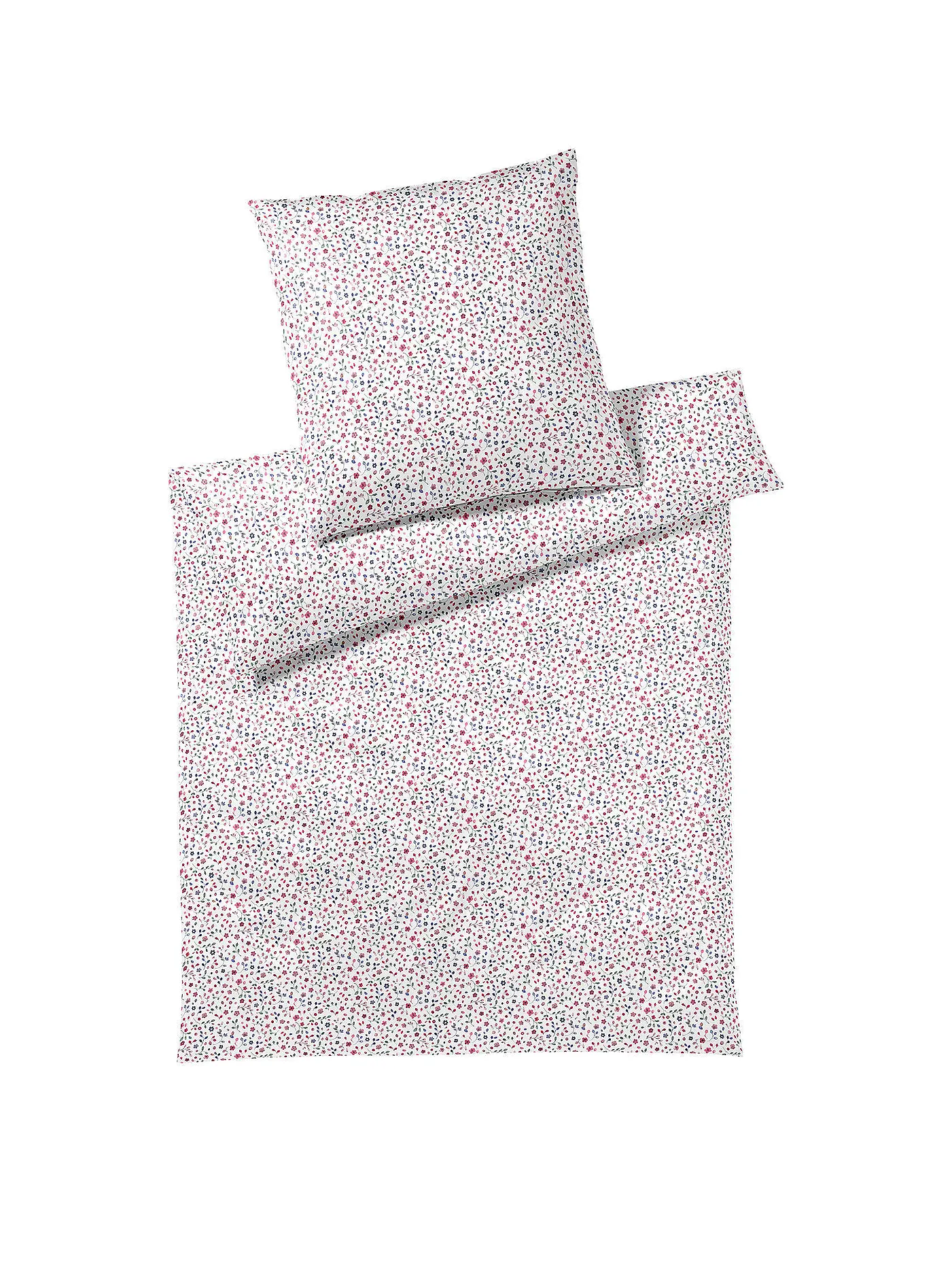 ELEGANTE | Flanell Bettwäsche BERRY 70x90cm/140x200cm Blumen | 